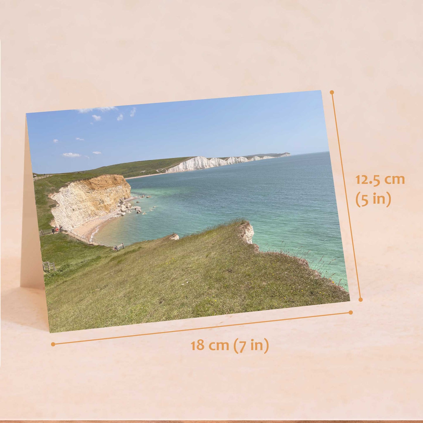 Seven Sisters at Seaford Greeting Card