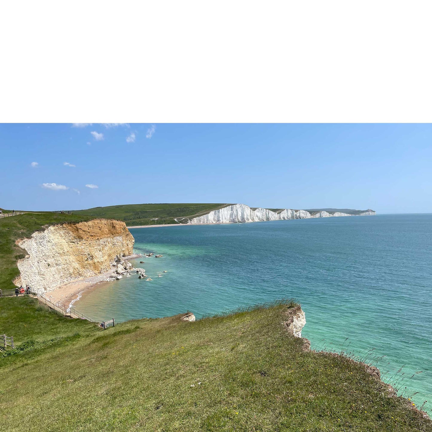 Seven Sisters at Seaford Greeting Card