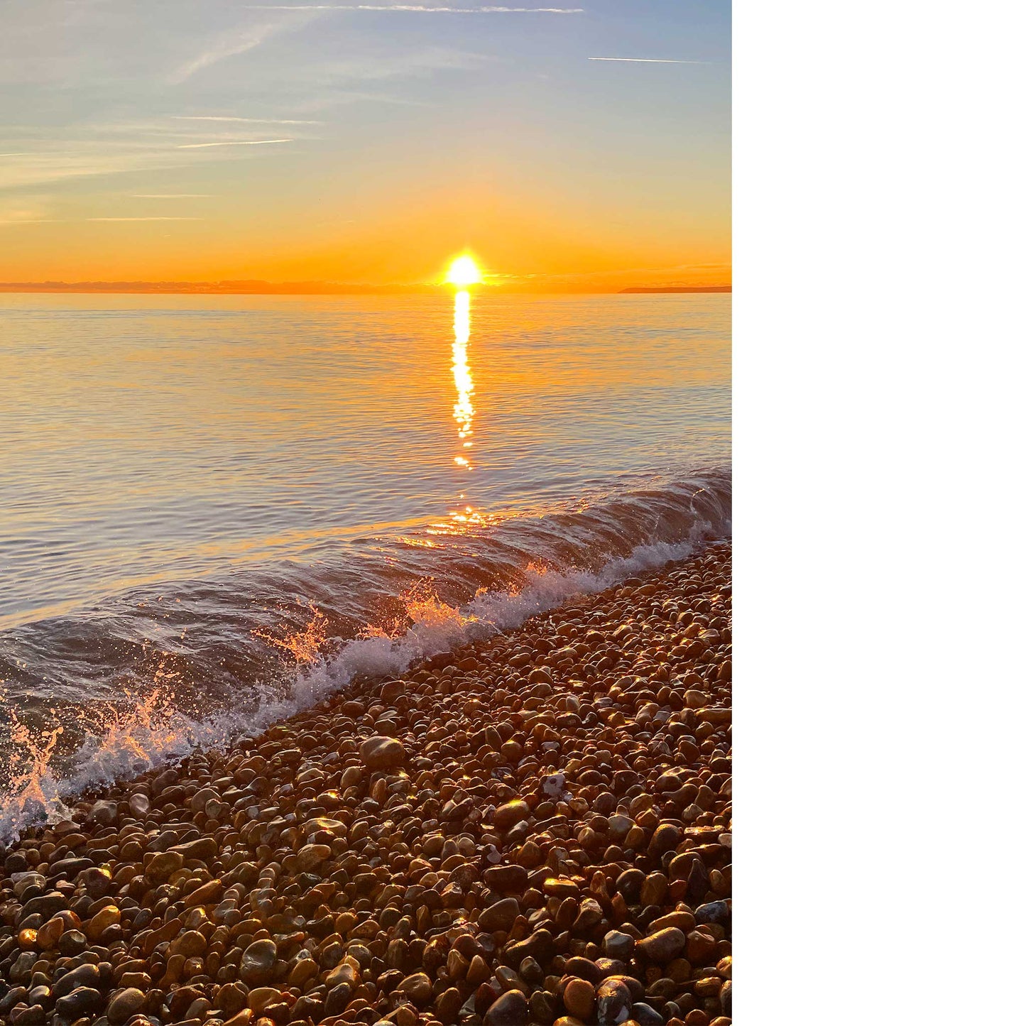 Sunset Over Shingle
