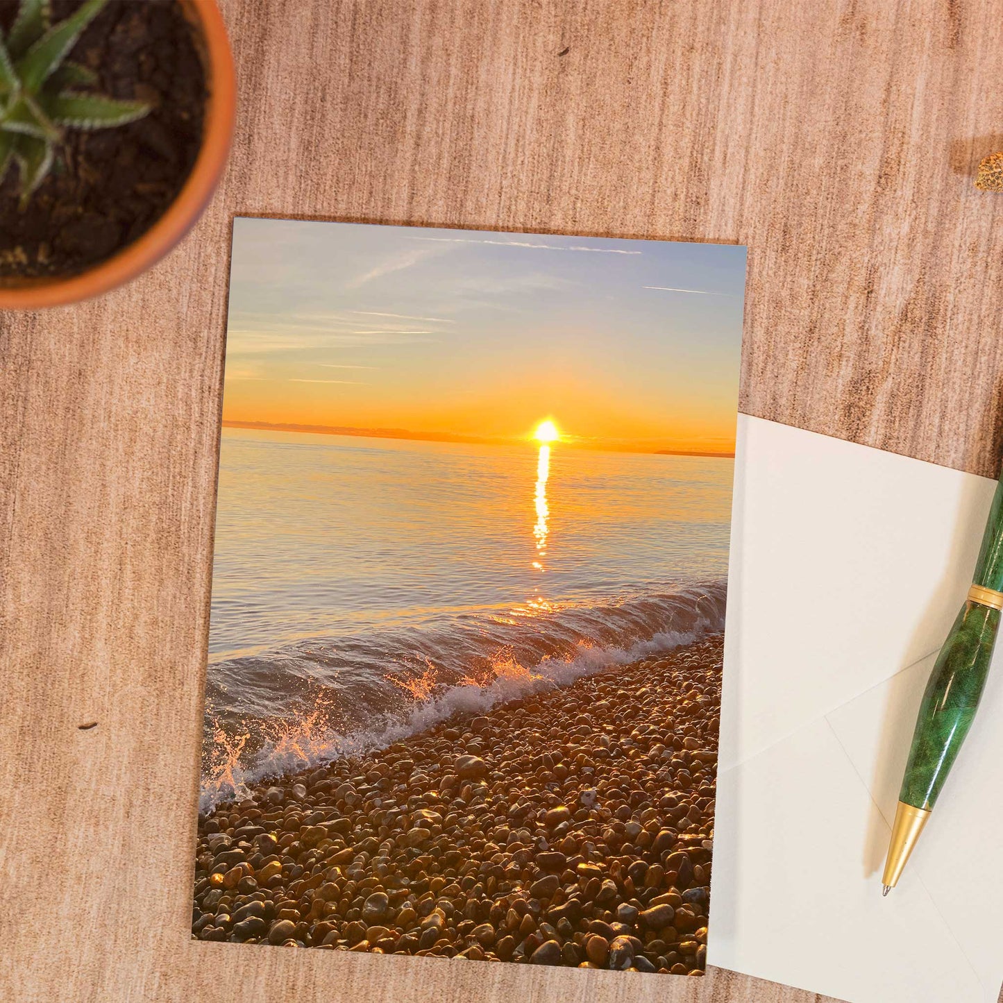 Sunset Over Shingle