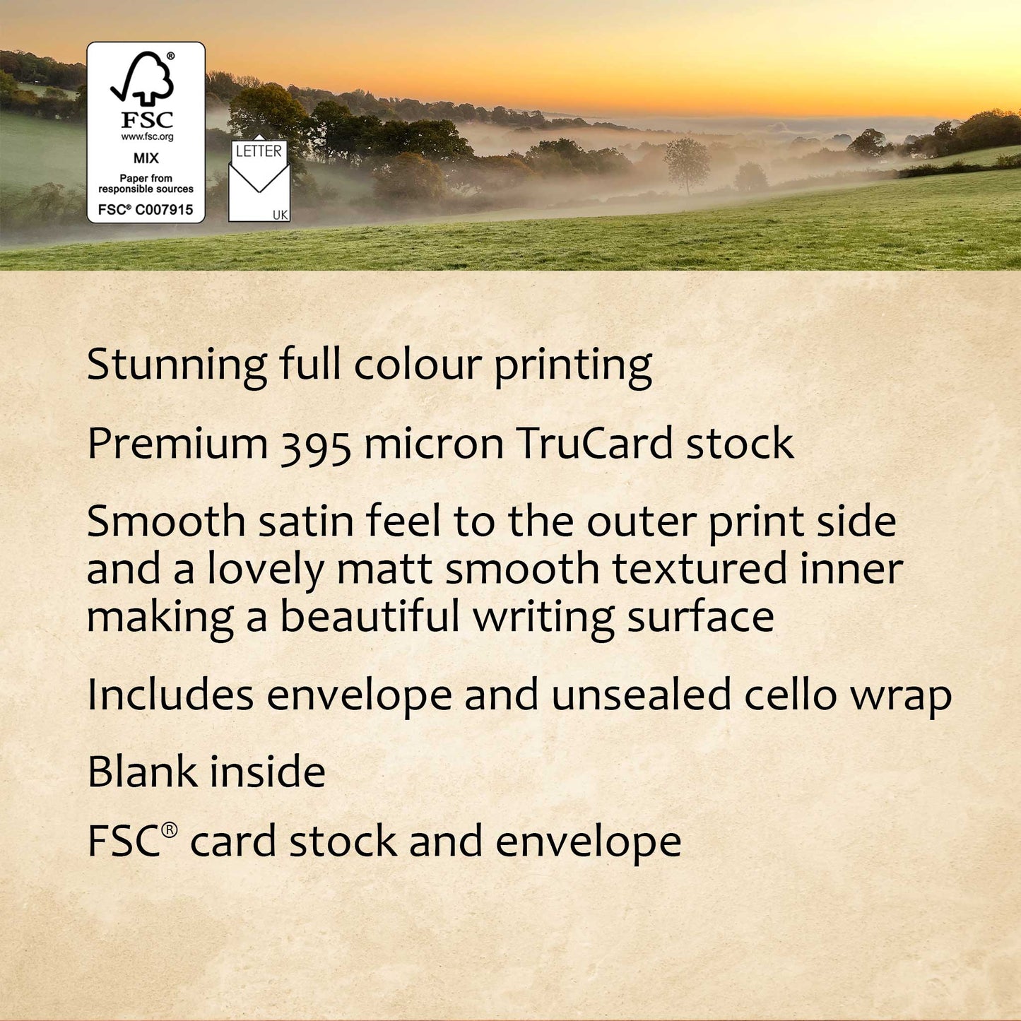 Autumn Dawn Greeting Card