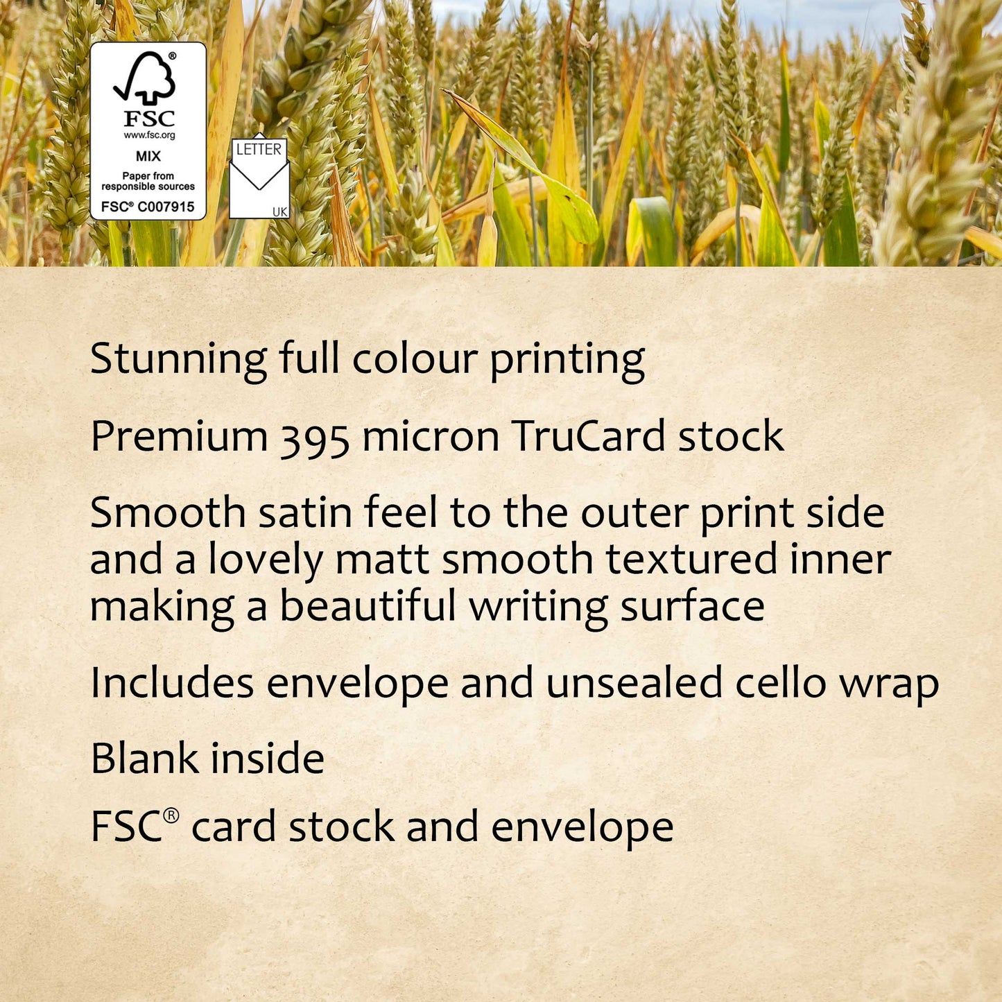 Wheat Field Greeting Card