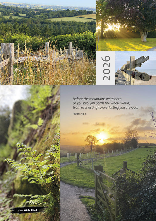 NEW! 2026 Calendar with Bible Quotes