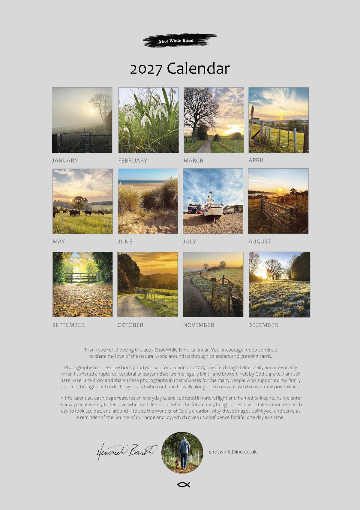 2027 Calendar with Bible Quotes