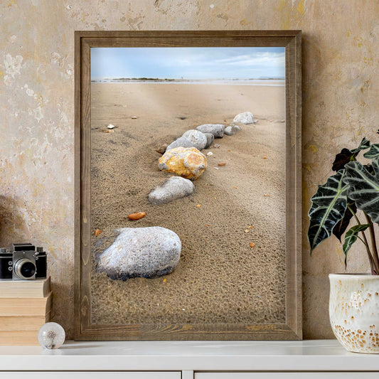 Camber Sands Stones Print