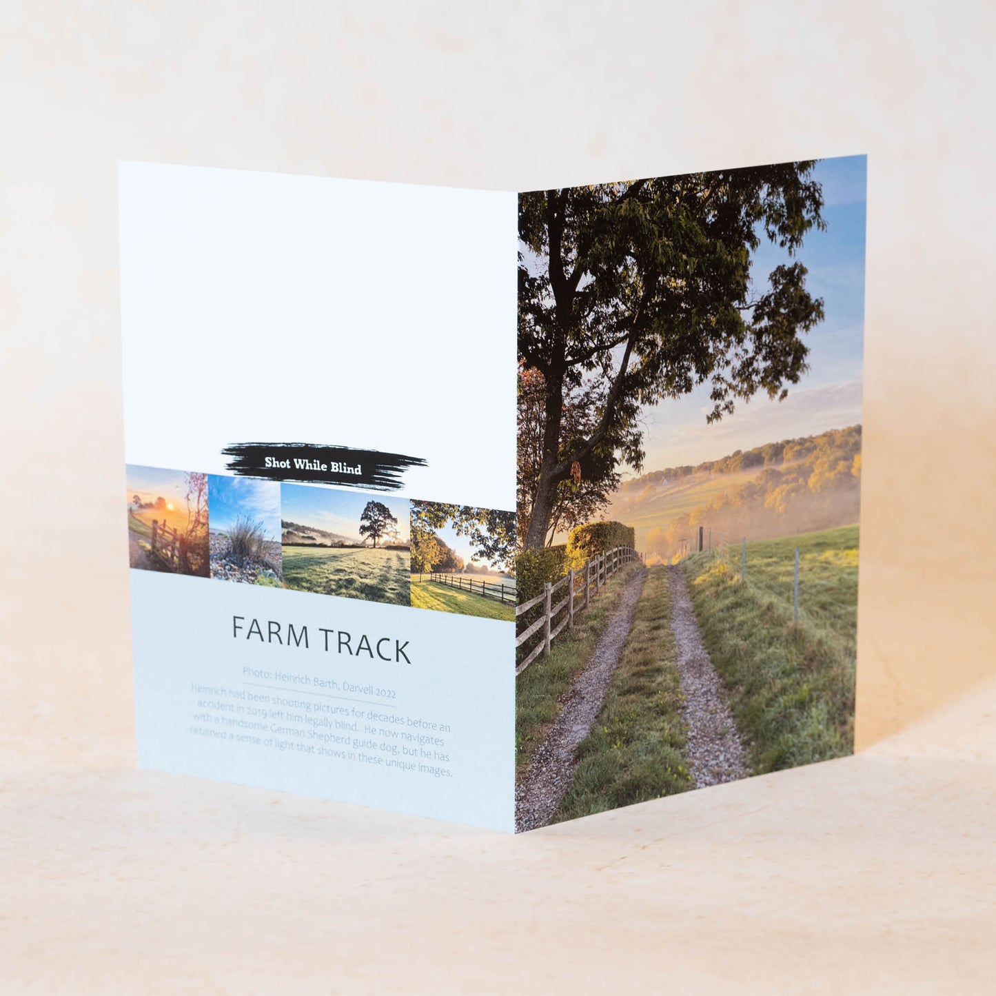 Farm Track Greeting Card